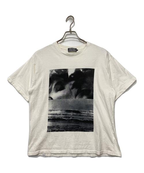 Hysteric Glamour（ヒステリックグラマー）Hysteric Glamour (ヒステリックグラマー) プリントTシャツ ホワイト サイズ:Lの古着・服飾アイテム