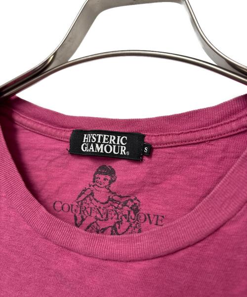 Hysteric Glamour（ヒステリックグラマー）Hysteric Glamour (ヒステリックグラマー) プリントTシャツ ピンク サイズ:Sの古着・服飾アイテム