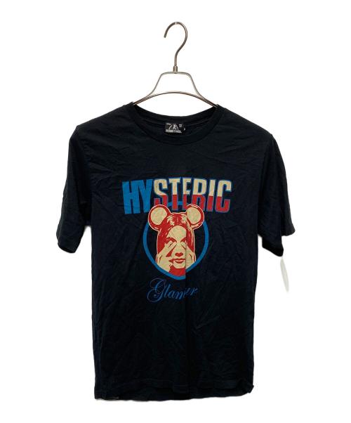 Hysteric Glamour（ヒステリックグラマー）Hysteric Glamour (ヒステリックグラマー) プリントTシャツ ブラック サイズ:Sの古着・服飾アイテム