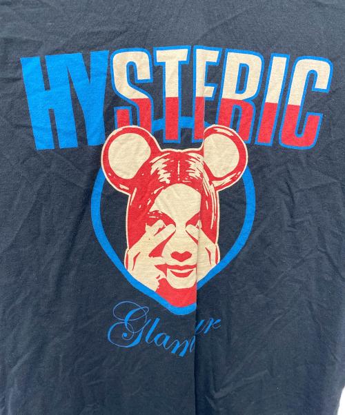 Hysteric Glamour（ヒステリックグラマー）Hysteric Glamour (ヒステリックグラマー) プリントTシャツ ブラック サイズ:Sの古着・服飾アイテム