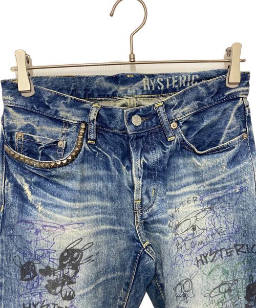 Hysteric Glamour（ヒステリックグラマー）Hysteric Glamour (ヒステリックグラマー) デニムパンツ インディゴ サイズ:Ｗ29の古着・服飾アイテム