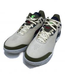 NIKE×FaZe Clan（ナイキ×フェイズ・クラン）の古着「LeBron NXXT Gen AMPD "Light Cream/Medium Olive/Metallic Silver/Black"」｜グリーン×ベージュ