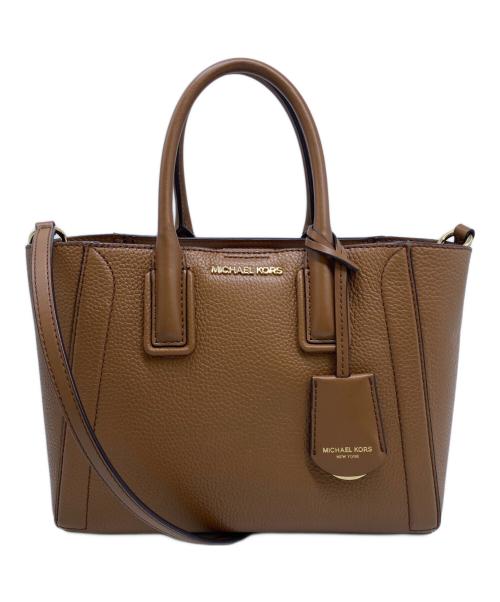 MICHAEL KORS（マイケルコース）MICHAEL KORS (マイケルコース) 2WAYバッグ ブラウンの古着・服飾アイテム