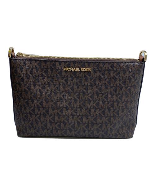 MICHAEL KORS（マイケルコース）MICHAEL KORS (マイケルコース) 2WAYバッグ ブラウンの古着・服飾アイテム