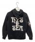 Hysteric Glamour (ヒステリックグラマー) WIND AND SEA (ウィンダンシー) プルオーバーパーカー ブラック サイズ:M：27000円