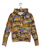 Hysteric Glamourヒステリックグラマー）の古着「Hysteric Glamour　総柄ジップパーカー」｜マルチカラー
