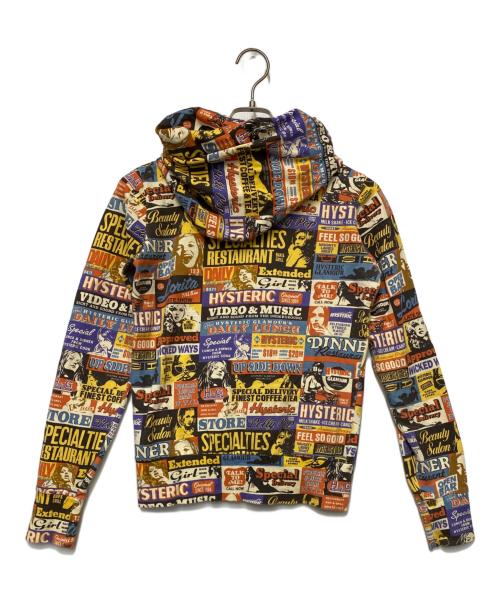 Hysteric Glamour（ヒステリックグラマー）Hysteric Glamour (ヒステリックグラマー) Hysteric Glamour　総柄ジップパーカー マルチカラー サイズ:FREEの古着・服飾アイテム