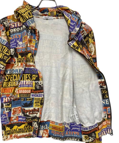 Hysteric Glamour（ヒステリックグラマー）Hysteric Glamour (ヒステリックグラマー) Hysteric Glamour　総柄ジップパーカー マルチカラー サイズ:FREEの古着・服飾アイテム