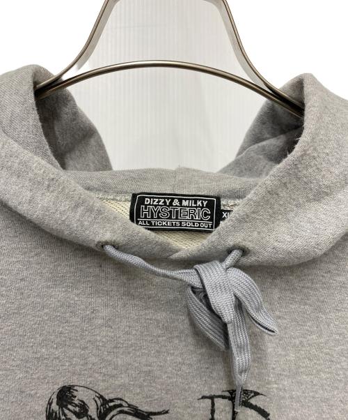 Hysteric Glamour（ヒステリックグラマー）Hysteric Glamour (ヒステリックグラマー) プルオーバーパーカー グレー サイズ:XLの古着・服飾アイテム