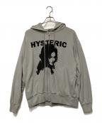 Hysteric Glamourヒステリックグラマー）の古着「ジップパーカー」｜グレー