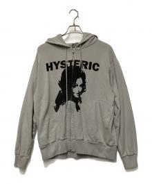 Hysteric Glamour（ヒステリックグラマー）の古着「ジップパーカー」｜グレー