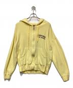 Hysteric Glamourヒステリックグラマー）の古着「ジップパーカー」｜イエロー