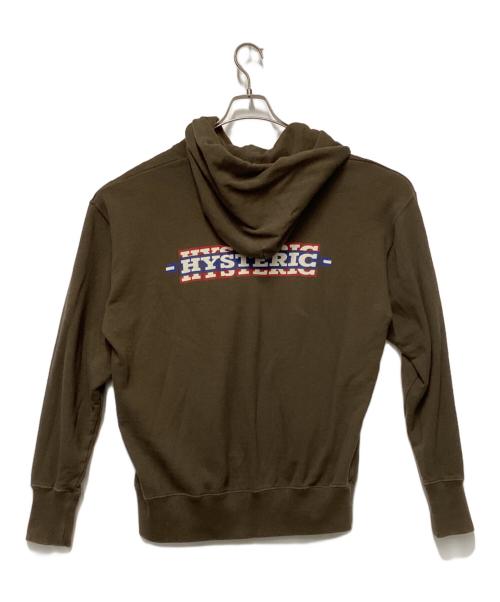 Hysteric Glamour（ヒステリックグラマー）Hysteric Glamour (ヒステリックグラマー) Hysteric Glamour　プルオーバーパーカー ブラウン サイズ:Lの古着・服飾アイテム