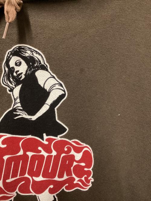 Hysteric Glamour（ヒステリックグラマー）Hysteric Glamour (ヒステリックグラマー) Hysteric Glamour　プルオーバーパーカー ブラウン サイズ:Lの古着・服飾アイテム