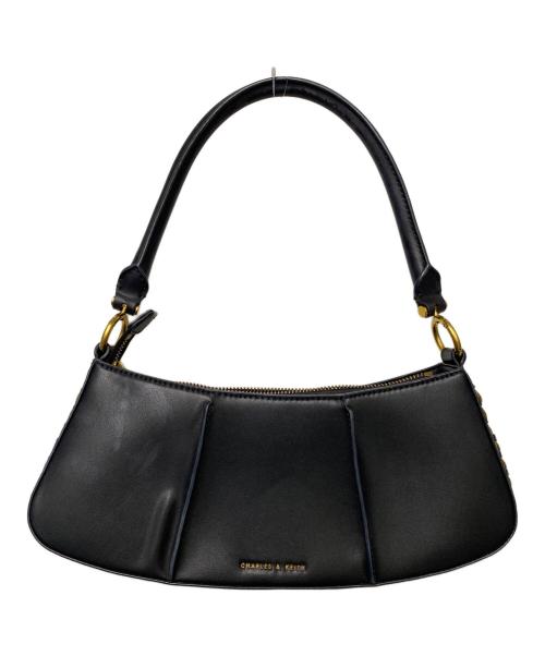 CHARLES & KEITH（チャールズアンドキース）CHARLES & KEITH (チャールズアンドキース) ハンドバッグ ネイビーの古着・服飾アイテム