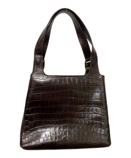 Salvatore Ferragamo（サルヴァトーレ フェラガモ）Salvatore Ferragamo (サルヴァトーレ フェラガモ) Salvatore Ferragamo　ハンドバッグ ブラウンの古着・服飾アイテム