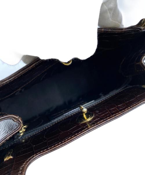 Salvatore Ferragamo（サルヴァトーレ フェラガモ）Salvatore Ferragamo (サルヴァトーレ フェラガモ) Salvatore Ferragamo　ハンドバッグ ブラウンの古着・服飾アイテム