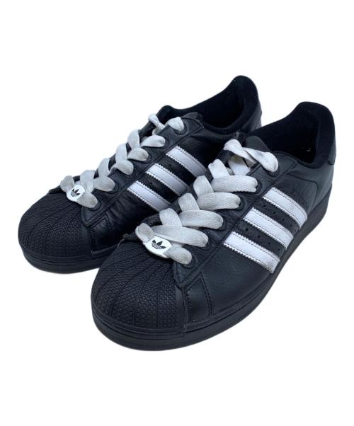 adidas（アディダス）adidas (アディダス) スニーカー ブラック×ホワイト サイズ:US101/2の古着・服飾アイテム