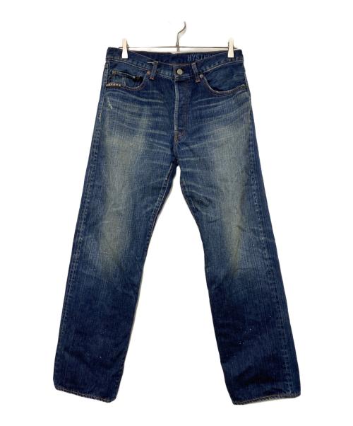 Hysteric Glamour（ヒステリックグラマー）Hysteric Glamour (ヒステリックグラマー) Hysteric Glamour　スタッズデニムパンツ インディゴ サイズ:W30の古着・服飾アイテム