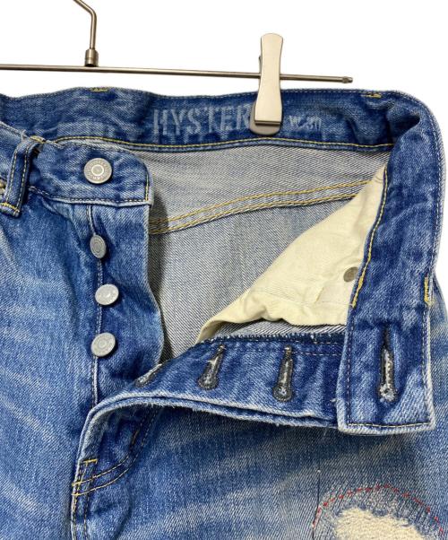 Hysteric Glamour（ヒステリックグラマー）Hysteric Glamour (ヒステリックグラマー) Hysteric Glamour　デニムパンツ インディゴ サイズ:76cm（W30）の古着・服飾アイテム