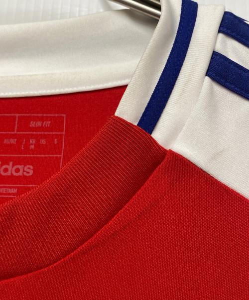 adidas（アディダス）adidas (アディダス) adidas アーセナル 24/25 ユニフォーム ホーム 半袖 レプリカ ホワイト×レッド サイズ:Lの古着・服飾アイテム