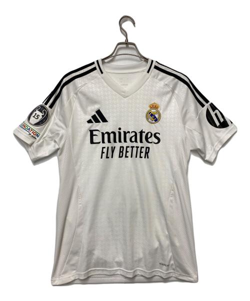 adidas（アディダス）adidas (アディダス) adidas 　サッカーユニフォーム ホワイト サイズ:XLの古着・服飾アイテム