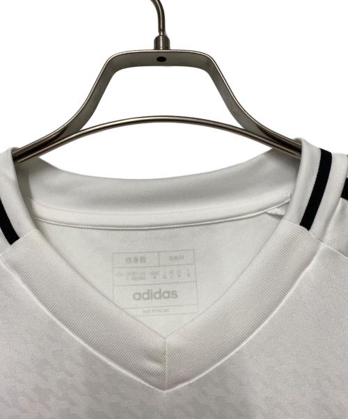 adidas（アディダス）adidas (アディダス) adidas 　サッカーユニフォーム ホワイト サイズ:XLの古着・服飾アイテム