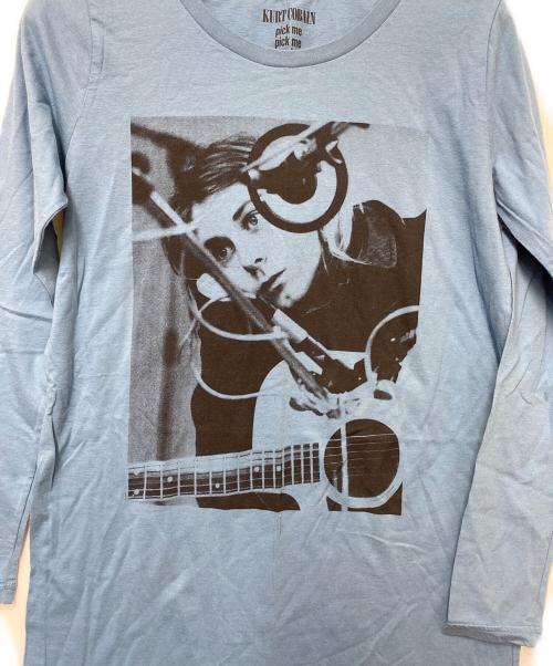 Hysteric Glamour（ヒステリックグラマー）Hysteric Glamour (ヒステリックグラマー) Hysteric Glamour　プリントTシャツ ブルー サイズ:FREEの古着・服飾アイテム