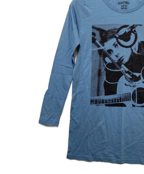 Hysteric Glamour（ヒステリックグラマー）Hysteric Glamour (ヒステリックグラマー) Hysteric Glamour　プリントTシャツ ブルー サイズ:FREEの古着・服飾アイテム
