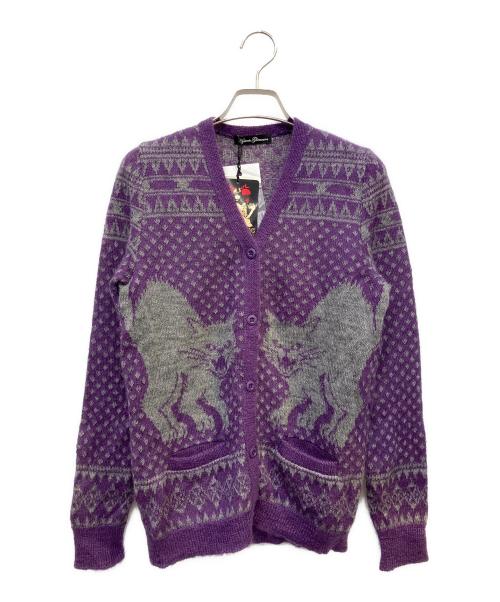 Hysteric Glamour（ヒステリックグラマー）Hysteric Glamour (ヒステリックグラマー) Hysteric Glamour キャット カーディガン パープル サイズ:FREE 未使用品の古着・服飾アイテム