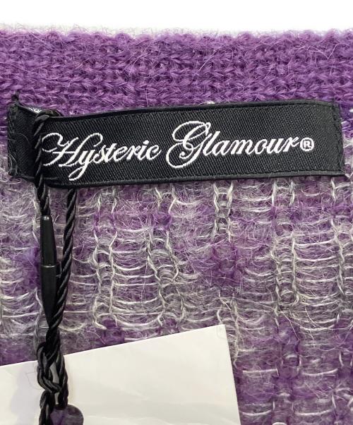 Hysteric Glamour（ヒステリックグラマー）Hysteric Glamour (ヒステリックグラマー) Hysteric Glamour キャット カーディガン パープル サイズ:FREE 未使用品の古着・服飾アイテム