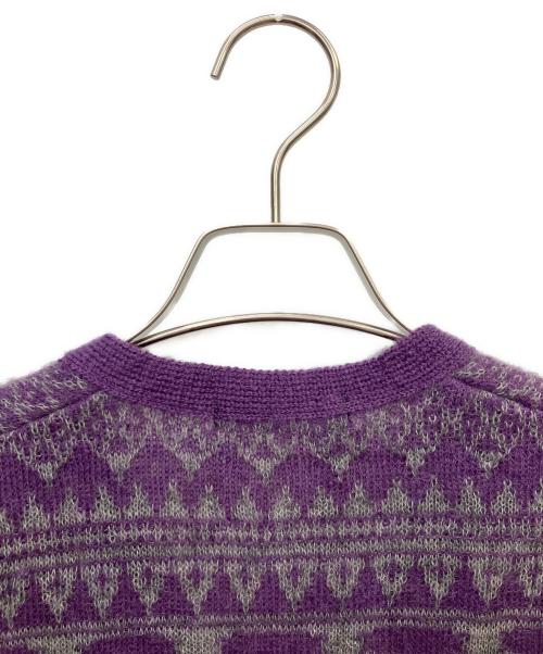 Hysteric Glamour（ヒステリックグラマー）Hysteric Glamour (ヒステリックグラマー) Hysteric Glamour キャット カーディガン パープル サイズ:FREE 未使用品の古着・服飾アイテム