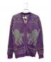 Hysteric Glamour（ヒステリックグラマー）の古着「Hysteric Glamour キャット カーディガン」｜パープル