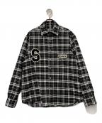 Hysteric Glamour×WIND AND SEAヒステリックグラマー×ウィンダンシー）の古着「長袖シャツ」｜ホワイト×ブラック