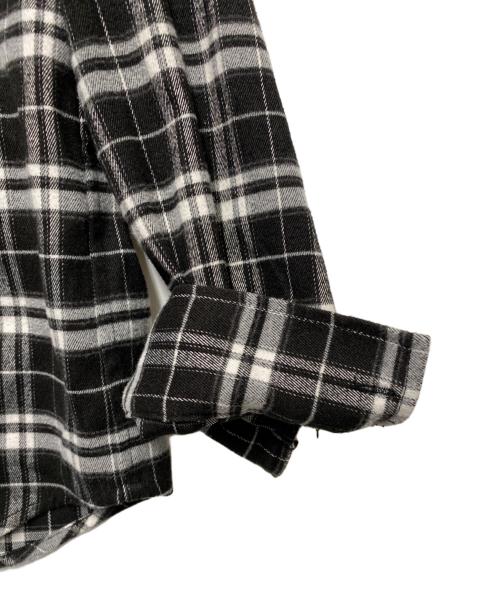 Hysteric Glamour（ヒステリックグラマー）Hysteric Glamour (ヒステリックグラマー) WIND AND SEA (ウィンダンシー) 長袖シャツ ホワイト×ブラック サイズ:Mの古着・服飾アイテム