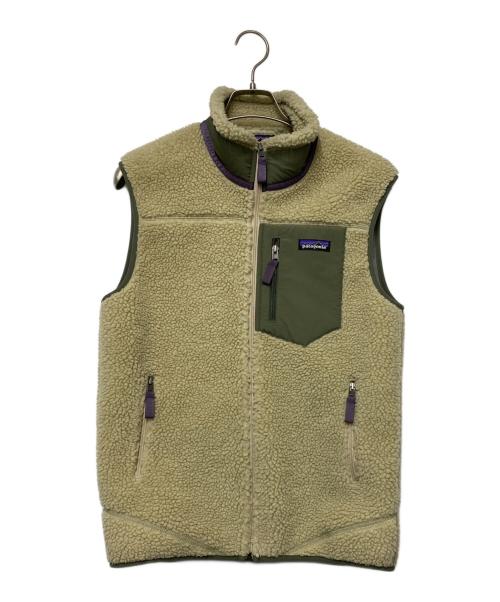 Patagonia（パタゴニア）Patagonia (パタゴニア) フリースベスト カーキ サイズ:Sの古着・服飾アイテム
