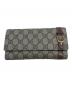 GUCCI（グッチ）の古着「GUCCI　長財布」｜グレー×ブラウン