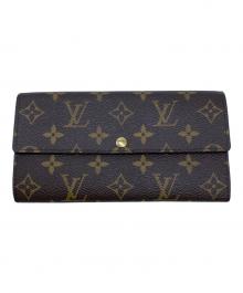 LOUIS VUITTON（ルイ ヴィトン）の古着「長財布」｜ブラウン