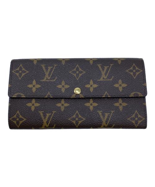 LOUIS VUITTON（ルイ ヴィトン）LOUIS VUITTON (ルイ ヴィトン) 長財布 ブラウンの古着・服飾アイテム