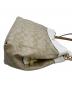 中古・古着 COACH (コーチ) ハンドバッグ ベージュ×ホワイト：8000円