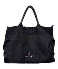 LANVIN（ランバン）の古着「2WAYナイロンバッグ」｜ブラック