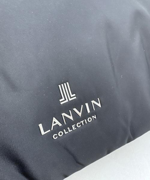 LANVIN（ランバン）LANVIN (ランバン) 2WAYナイロンバッグ ブラックの古着・服飾アイテム