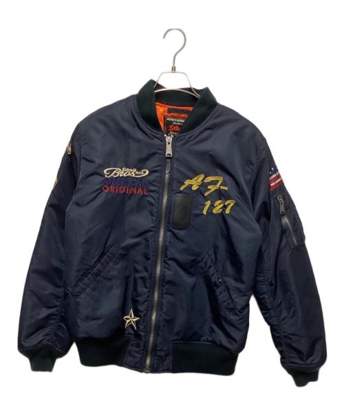 Schott（ショット）Schott (ショット) MA-1ジャケット ネイビー サイズ:XLの古着・服飾アイテム