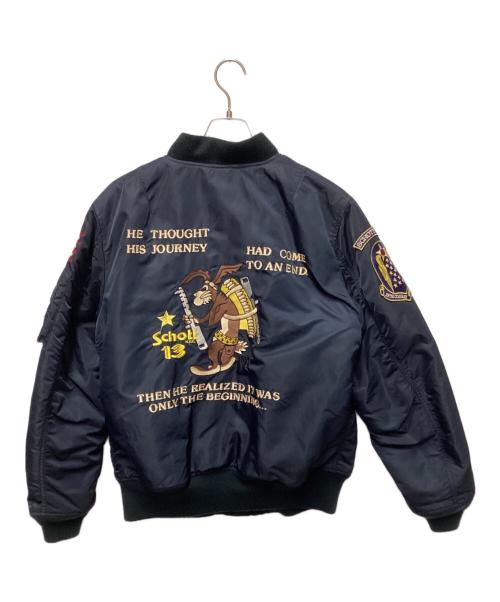 Schott（ショット）Schott (ショット) MA-1ジャケット ネイビー サイズ:XLの古着・服飾アイテム