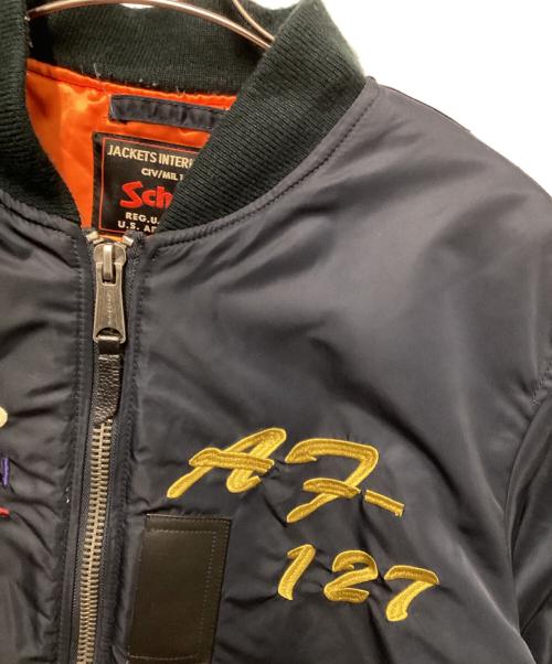 Schott（ショット）Schott (ショット) MA-1ジャケット ネイビー サイズ:XLの古着・服飾アイテム