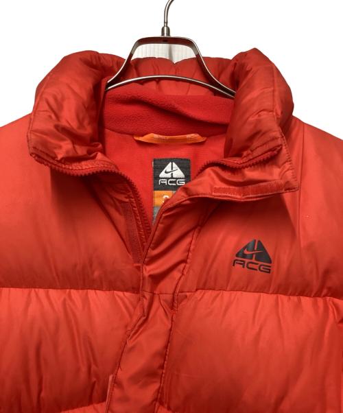 NIKE ACG（ナイキエーシージー）NIKE ACG (ナイキエーシージー) ダウンジャケット レッド サイズ:Ｍの古着・服飾アイテム