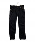 VANSON×トムとジェリーバンソン×トムトジェリー）の古着「VANSON×トムとジェリー　デニムパンツ」｜ブラック
