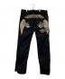 VANSON (バンソン) トムとジェリー (トムトジェリー) VANSON×トムとジェリー　デニムパンツ ブラック サイズ:ｗ36（91CM）：13000円