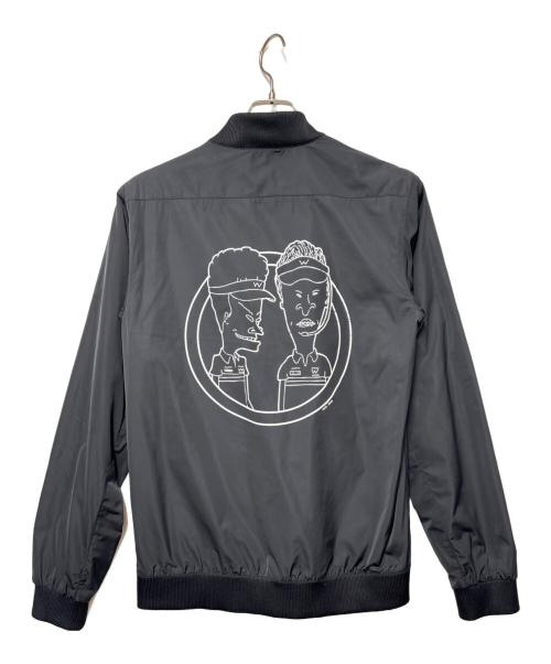 adidas（アディダス）adidas (アディダス) BEAVIS & BUTTHEAD ナイロンブルゾン ブラック サイズ:Mの古着・服飾アイテム