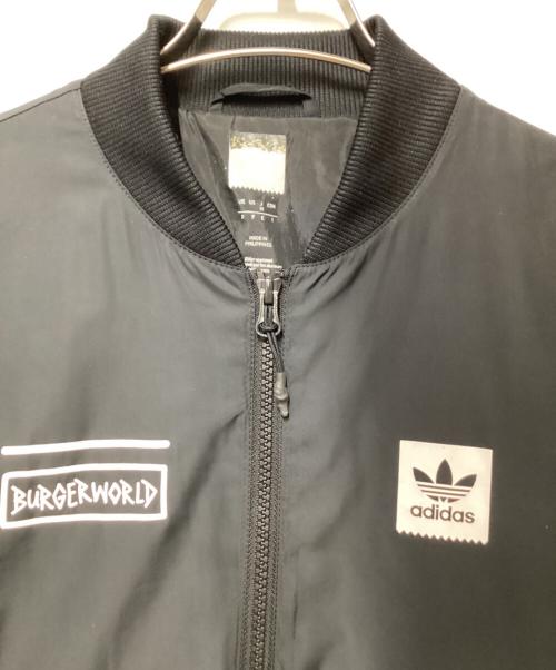 adidas（アディダス）adidas (アディダス) BEAVIS & BUTTHEAD ナイロンブルゾン ブラック サイズ:Mの古着・服飾アイテム
